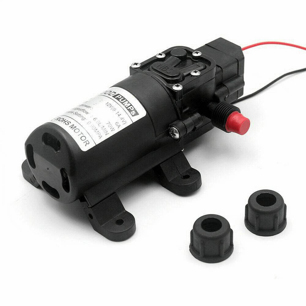 Showing of 130PSI 12V 70W High Pressure Diaphragm Water Pump