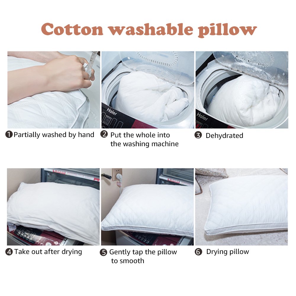 Bed Pillow for Sleeping Queen Size Hotel Collection Pillows-3