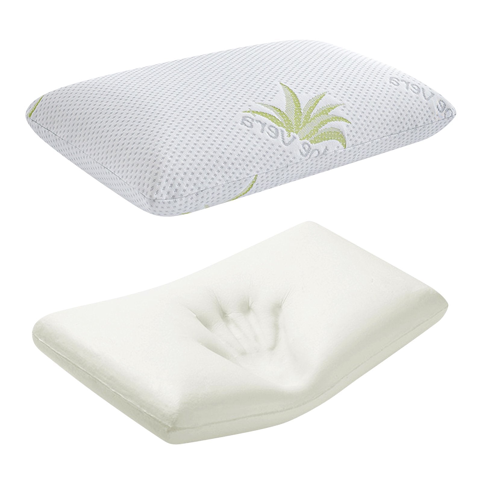 2Pcs Premium Bed Pillows Memory Foam Filling