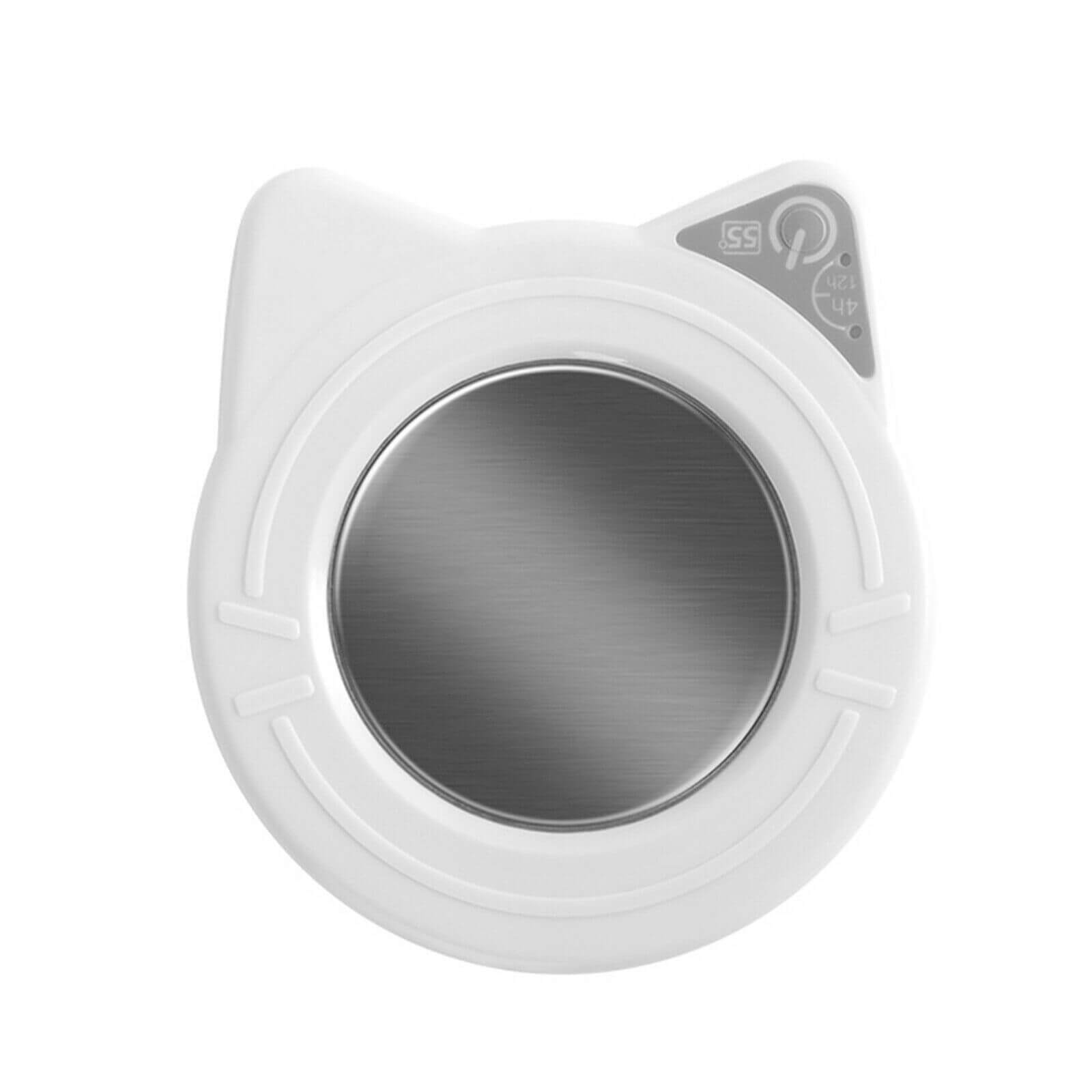 White Coffee Tea Cup Heater Mug Pad