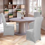 Load image into Gallery viewer, Osunnus Velvet Stretch Dining Chair Covers Set of 4