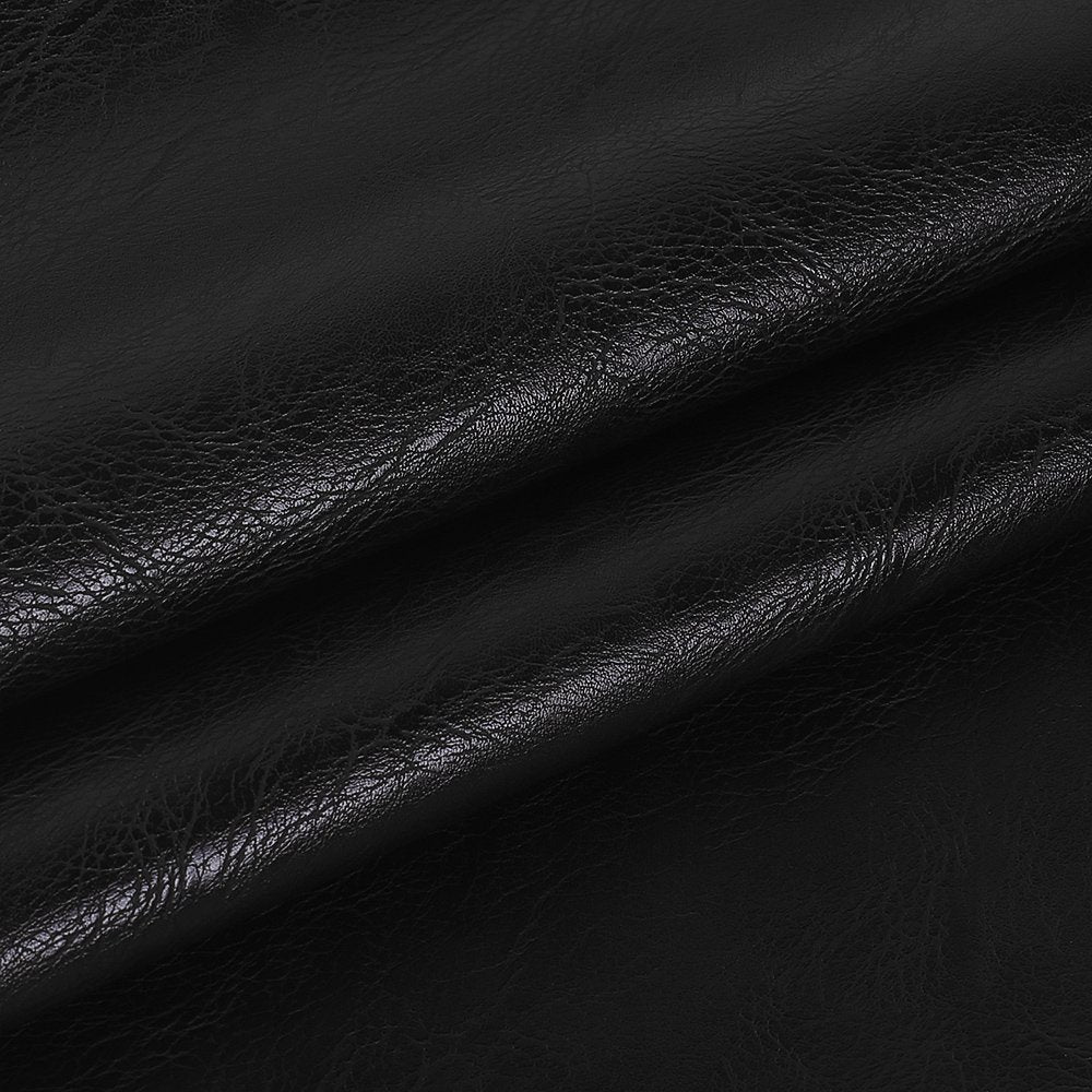 Black Faux Leather Upholstery Vinyl 54 wide By The Yard