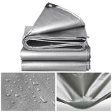 Load image into Gallery viewer, 6 x 10ft Silver Waterproof Poly Tarp 10mil