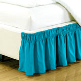 Load image into Gallery viewer, Wrap Around Bed Skirt 15&quot; Elastic Dust Ruffle-16