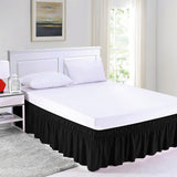 Load image into Gallery viewer, Wrap Around Bed Skirt 15&quot; Elastic Dust Ruffle-5