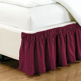 Load image into Gallery viewer, Wrap Around Bed Skirt 15&quot; Elastic Dust Ruffle-15