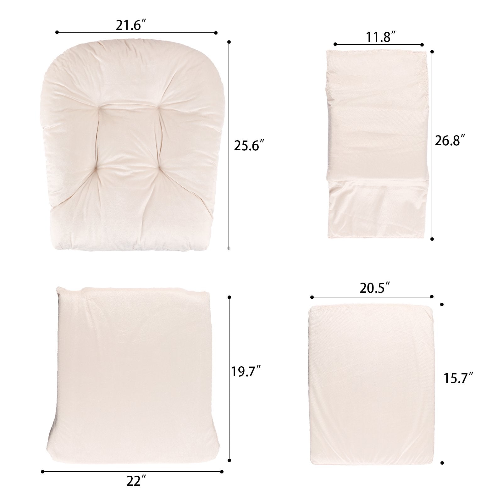 Ottoman Cover Simple Rocking Chair Cushions For Gliders Rocker On