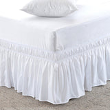 Load image into Gallery viewer, Wrap Around Bed Skirt 15&quot; Elastic Dust Ruffle-10