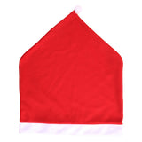 Load image into Gallery viewer, Lovote Christmas Chair Back Cover Santa Claus Red Hat Chair Slipcovers