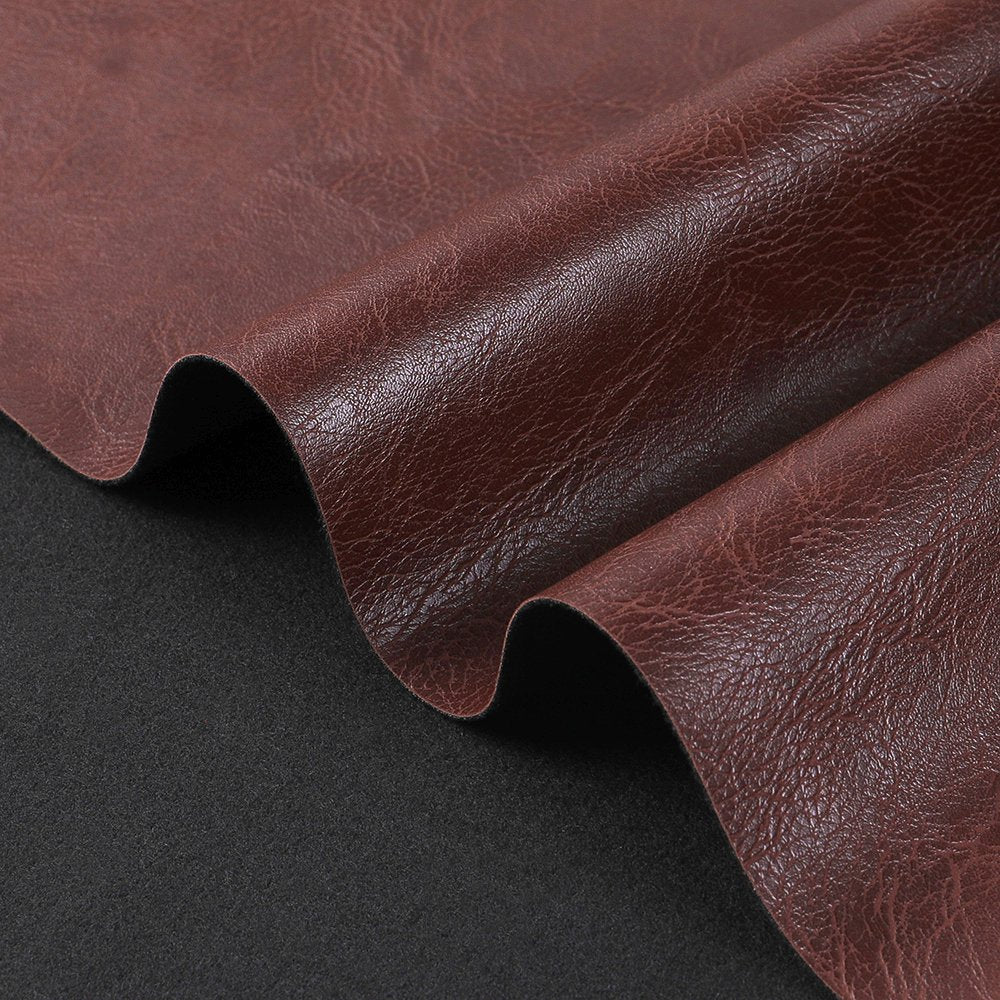 1.25mm Thick Heavy Duty PU Leather Fabric By the Yard Marine Grade Vinyl  Fabric