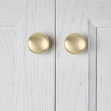 Load image into Gallery viewer, showing of Cabinet Knobs Round Brushed Handles