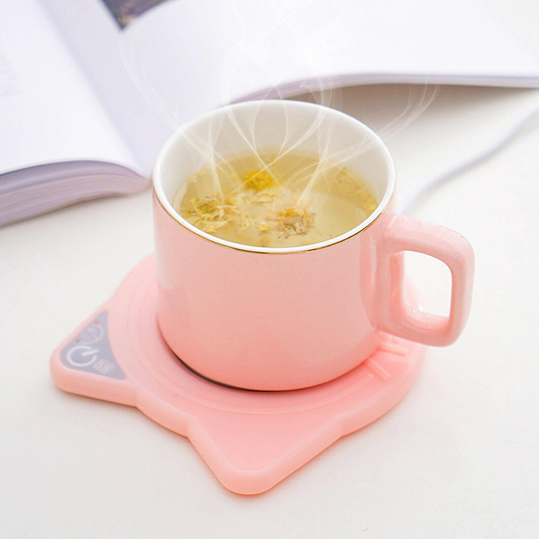 Coffee Mug Warmer Pad, Coffee Mug with Heating Pad – ICONIQ Store