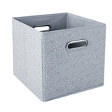 Load image into Gallery viewer, Fabric Cube Storage Bin, 3/6pcs gray size