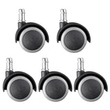 Load image into Gallery viewer, Office Chair Caster Rubber Swivel Wheels, 5 Set
