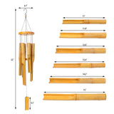Load image into Gallery viewer, Bamboo Windchime Chapel Bells Wind Chimes