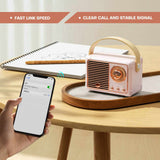 Load image into Gallery viewer, Durable Mini Wireless Retro Bluetooth Stereo Speakers Radio w/ Handle