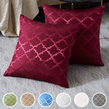 Load image into Gallery viewer, 2 Pcs Decorative Throw Pillow Cover 20&quot; x 20&quot; Square Polyester