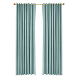 Load image into Gallery viewer, 2Pcs Waterproof Indoor Outdoor Polyester Curtains Blackout Panels-Teal