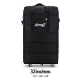 Load image into Gallery viewer, 32/36/40in 3 Layer Expandable Suitcase Bag Foldable Rolling Luggage