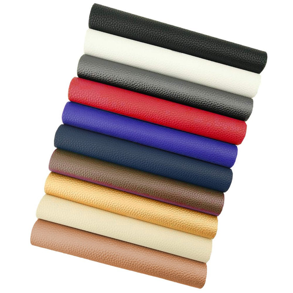5 Continuous Yards Faux Leather Fabric Cotton Back Marine Vinyl Material  Crafts