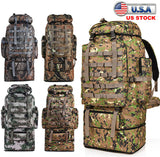 Load image into Gallery viewer, 100L Outdoor Molle Military Tactical Bag Waterproof Hiking Backpack