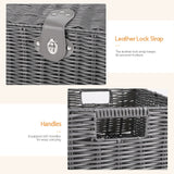Load image into Gallery viewer, Design of 3Pcs Woven Fabric Storage Box Closet Shelves Basket Bin