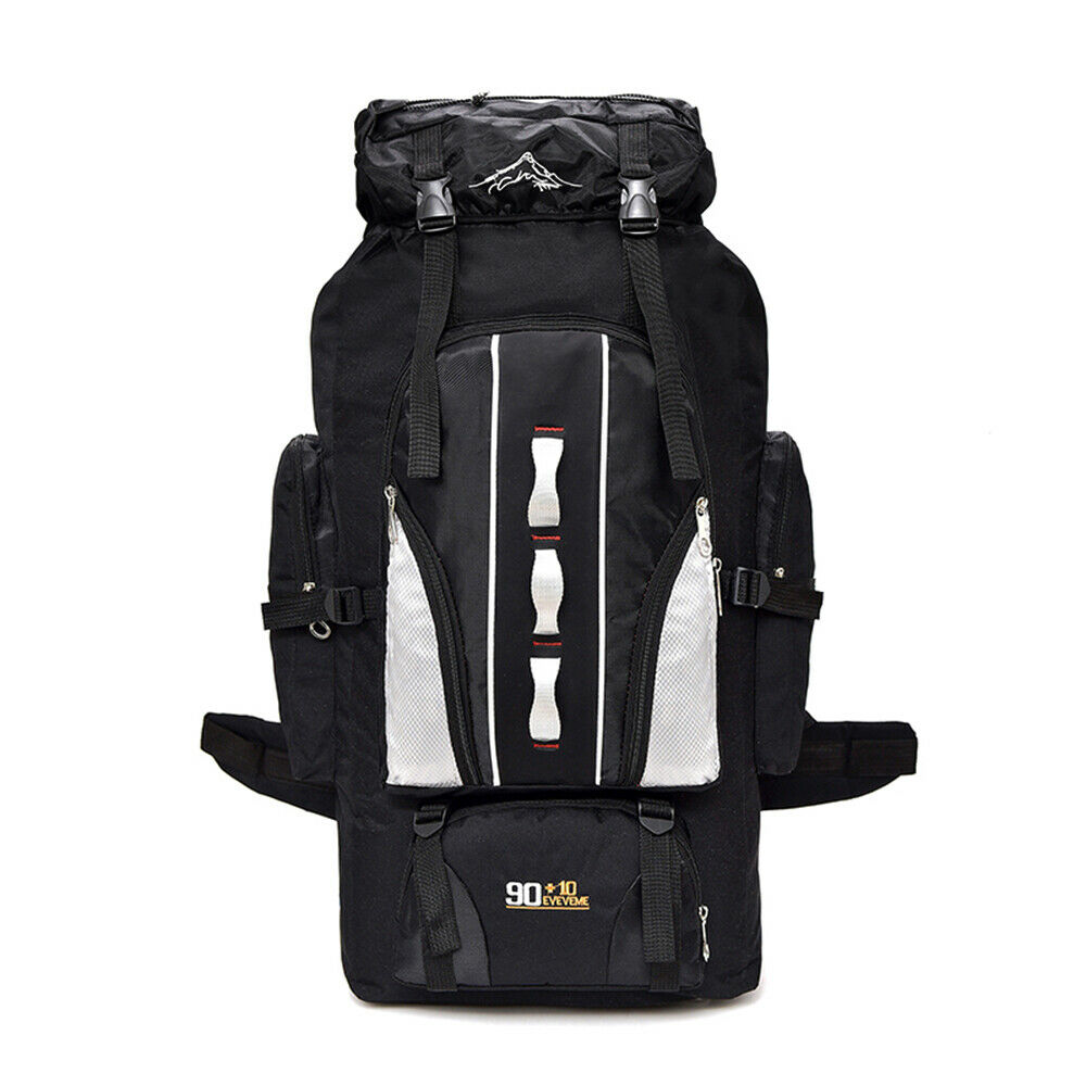 80L 100L Outdoor Hiking Backpack Camping Shoulder Travel Bag
