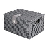 Load image into Gallery viewer, 3Pcs Woven Fabric Storage Box Closet Shelves Basket Bin with Lock