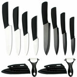 Load image into Gallery viewer, 5Pcs Kitchen Sharp Ceramic Knife Set 3&quot; 4&quot; 5&quot; 6&quot; Knives + Peeler
