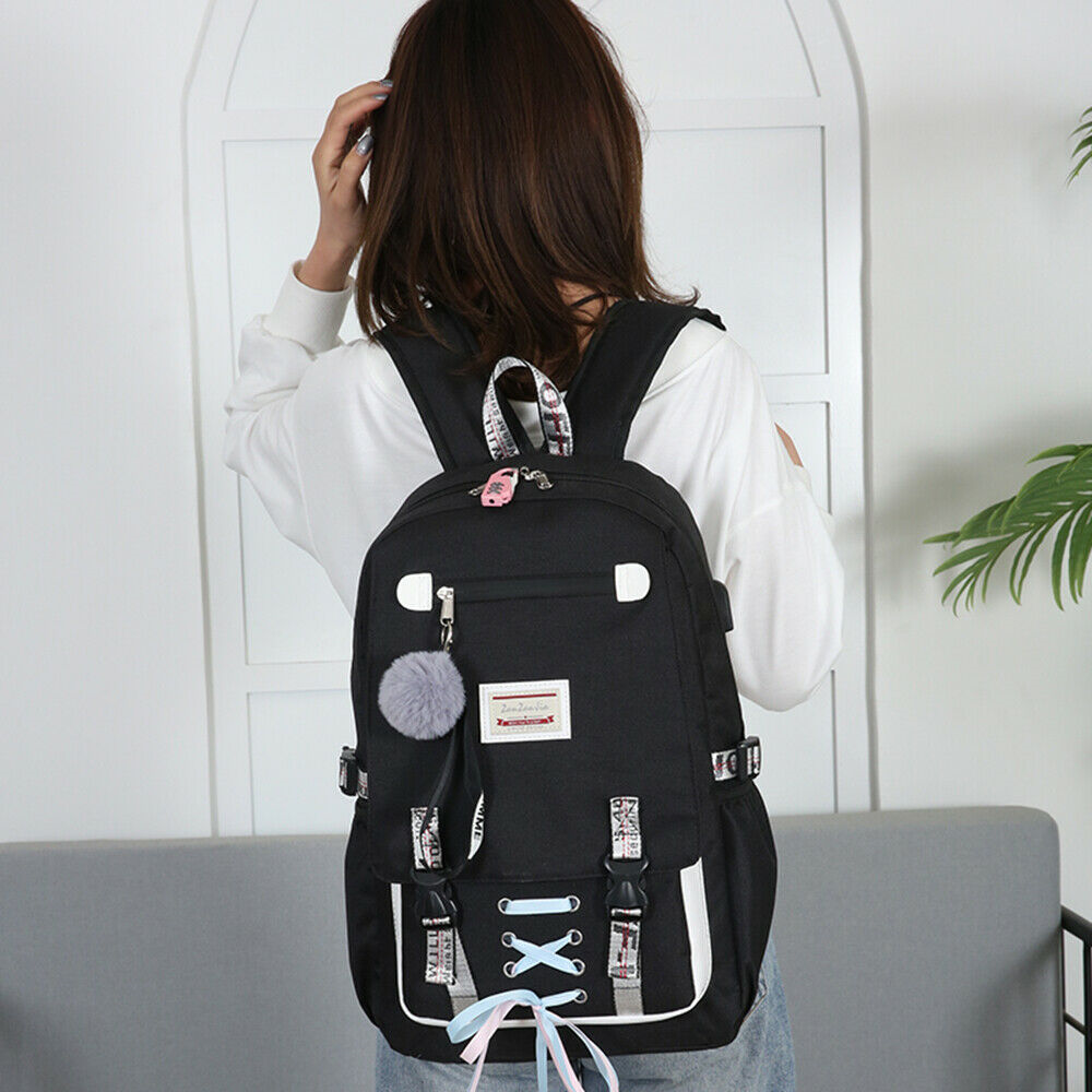 Source Wholesale Custom Logo Student Bags Anti Theft Proof Usb Backpack  College Bags For Girls Boys on m.